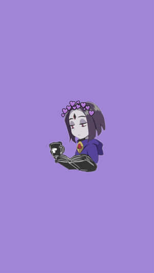 귀여운 보라색 배경