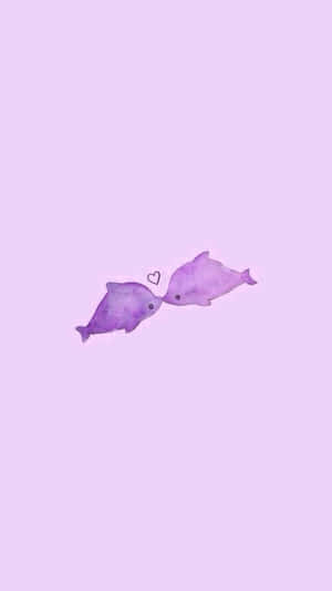 귀여운 보라색 배경