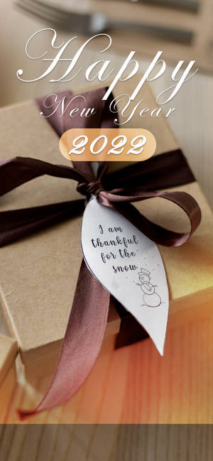 번영을 맞이하며 - 새해 복 많이 받으세요 2022 — 아이폰 15 배경화면