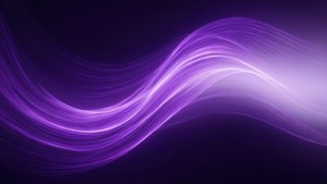 부드럽게 흐르는 보라색 추상 물결, 모던한 배경화면에 적합합니다. — 보라색 배경화면