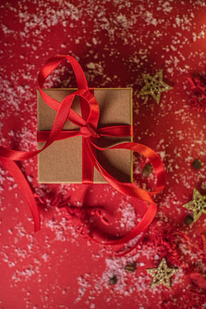 빨간 크리스마스 선물 — 빨간 크리스마스 배경화면