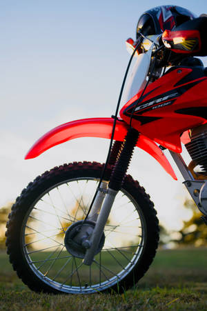 빨간색 바이크 Honda CRF100 — 샤오미 패드 8 배경화면