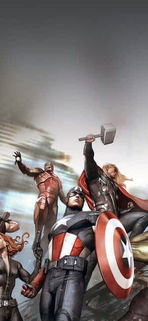 Iphone Xs Marvel's Avengers 배경 — 픽셀 8a 배경화면