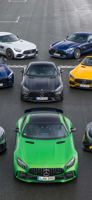 아이폰 X AMG GT-R 배경 — 아이폰 13 프로 배경화면