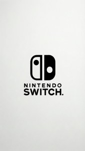 닌텐도 스위치 로고가 담긴 깔끔한 미니멀 디자인. — 아이폰 6 배경화면