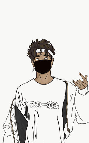 Scarlxrd White Aesthetic 배경화면 — Honor Pad 10 배경화면