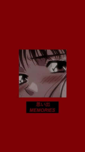 슬픈 감성 애니메이션 [배경화면] — 레드 애니메이션 배경화면