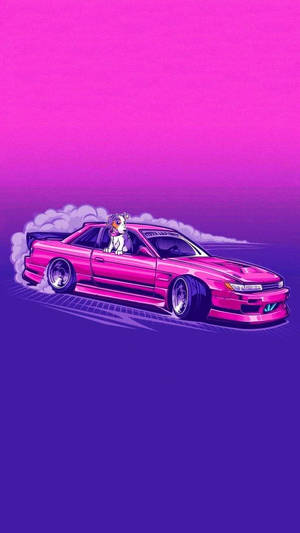 신스웨이브 JDM 감성 아트 — JDM 감성 배경화면