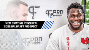 아이켐 에크워누, 떠오르는 NFL 드래프트 유망주 — 축구 배경화면