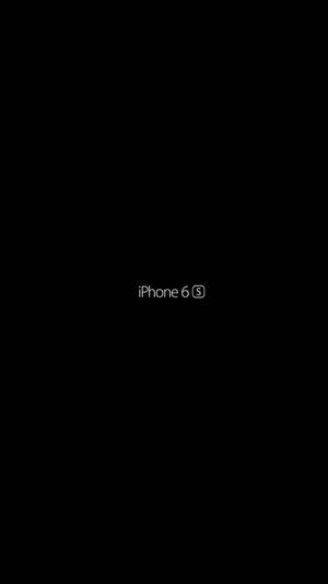 블랙 기본 아이폰 6s — 아이폰 6 배경화면
