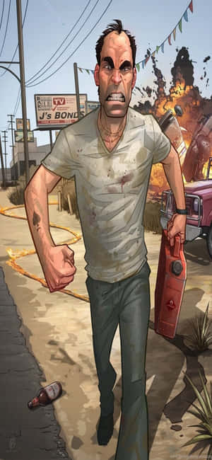 아이폰 X GTA 5 배경 — Oppo F 배경화면