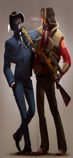 아이폰 Xs TF2 배경화면 — 삼성 갤럭시 S20 배경화면