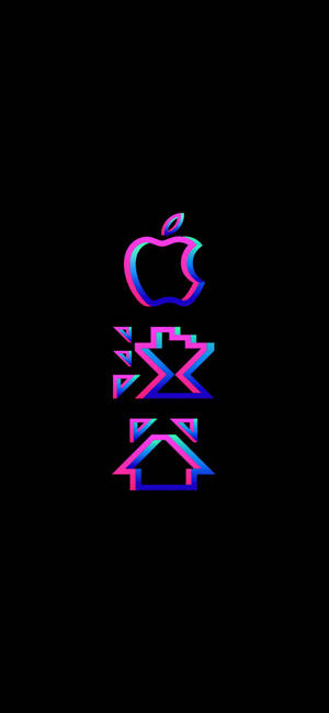 아이폰 XS 로고 배경화면 — 아이폰 XS 배경화면