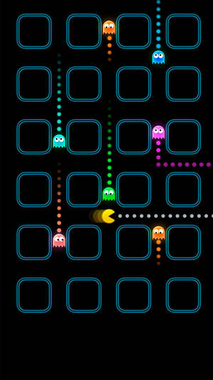 아이폰 게이밍 팩맨 유령 먹기