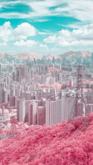 애니메이션 시티 사진 — 애니메이션 도시 배경화면