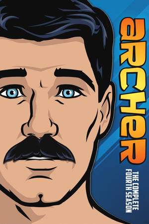 액션 준비 완료 스털링 아처 - Archer 시즌 4 DVD 포스터 — 화웨이 메이트패드 11.5 S (2025) 배경화면