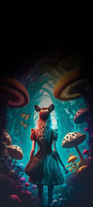 이상한 나라의 앨리스 배경 — 1440x3200 배경화면
