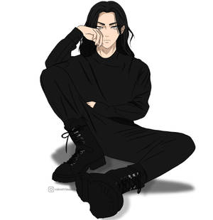 올블랙 바지 도쿄 리벤저스 — 픽셀 9 프로 폴드 배경화면