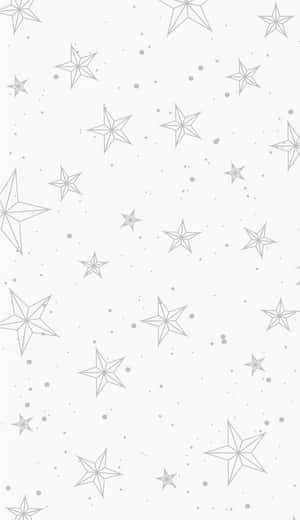 하얀 반짝임 배경 — 별 배경화면