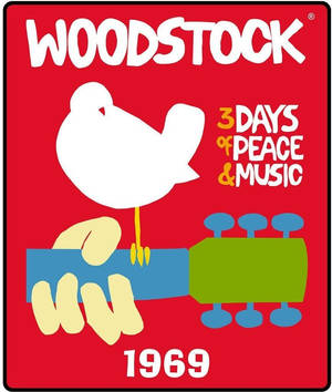 우드스탁 1969 클래식 로고 배경화면 — 모토로라 레이저 70 울트라 배경화면