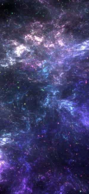 블루 갤럭시 아이폰 — 화웨이 노바 배경화면