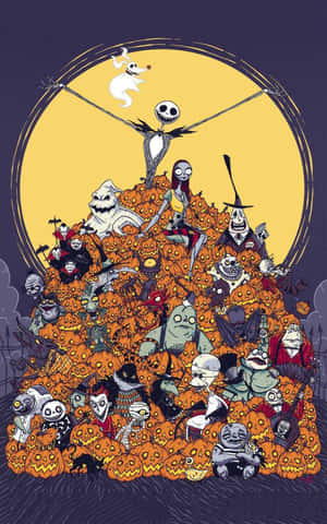 Nightmare Before Christmas Phone — 갤럭시 탭 액티브 배경화면