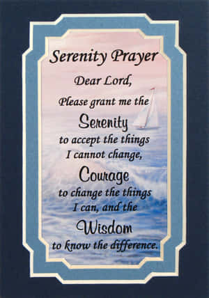 Serenity Prayer — Vivo Pad5e 배경화면