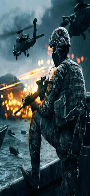 iPhone Xs Max Battlefield 4 배경화면 — Realme GT8 배경화면