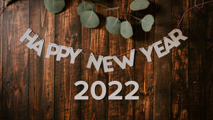 캡션: 불꽃놀이로 새해 2022 맞이하기 — 아이맥 배경화면