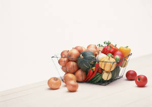 채소 바구니 배경화면 — 화면 보호기 배경화면