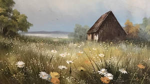 코티지 그림 코티지코어 데스크탑