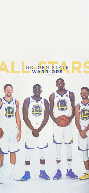 클레이 탐슨 GSW 올스타즈 배경화면 — 아이폰 XS 배경화면