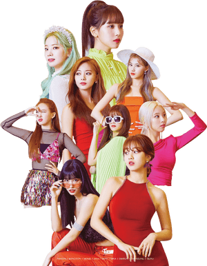 트와이스 멤버들 화려한 패션