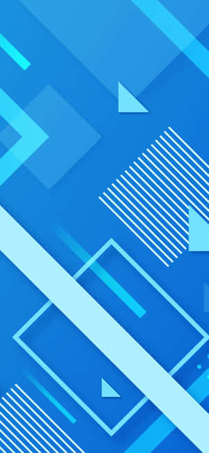 Blue Geometric — Redmi Note 배경화면