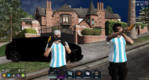 GTA 5, 갱, 아르헨티나, 자동차, 셔츠 PNG, 아우라, 형제