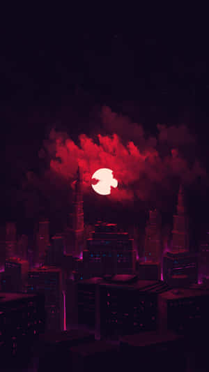 다크 시티 배경화면 — 어두운 도시 배경화면
