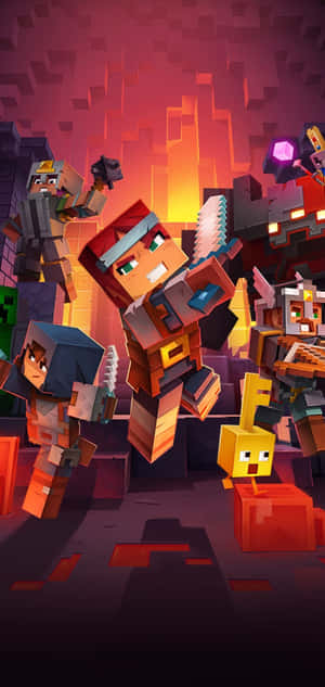 Pixel 3 Minecraft 배경 — Honor X80i 배경화면