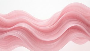 유동적인 연핑크 웨이브가 모던한 추상 미학을 만들어냅니다. — 연핑크 감성 배경화면