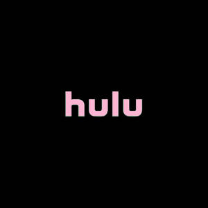 핑크색 Hulu 로고 배경화면 — 배터리 절약 배경화면