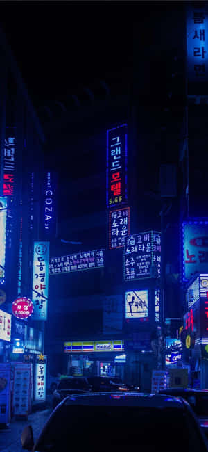 Japanese Neon — Vivo V70 FE 배경화면