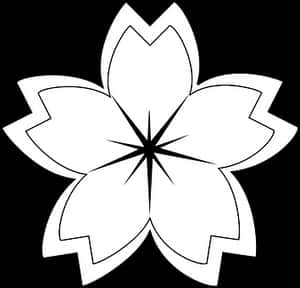 흑백 꽃 그래픽