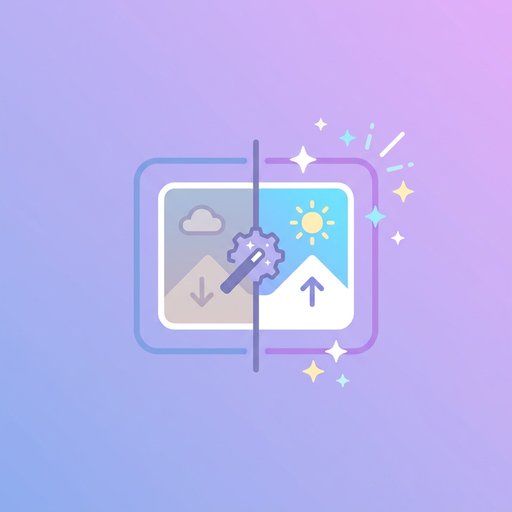 AI 사진 보정 — 배경화면 editing tool